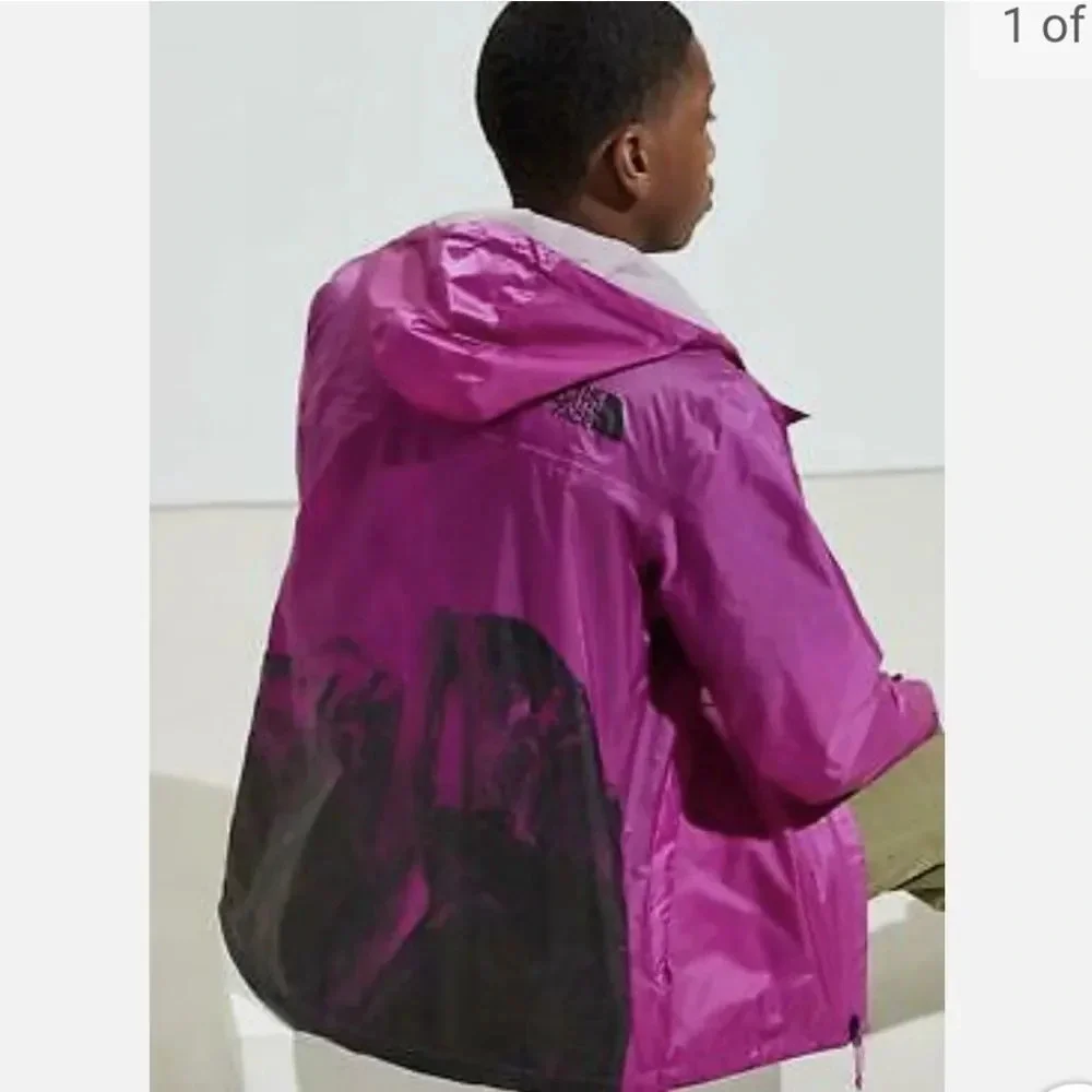 The North Face Men's WindbreakerLandscape Rain Jacket in Wild Aster Purp…